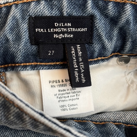 NWT Veronica Beard Dylan Full Length Straight Jeans in SILVERWOOD - 27 - Picture 6 of 7